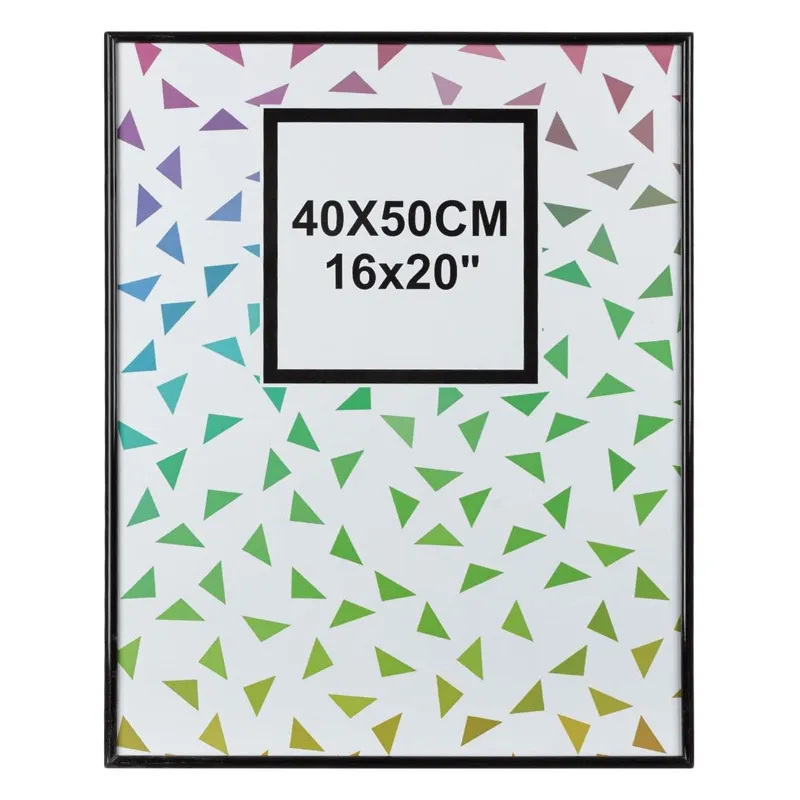 Ramă Foto Decorativă Negru Plastic 40x50cm pentru Amintiri