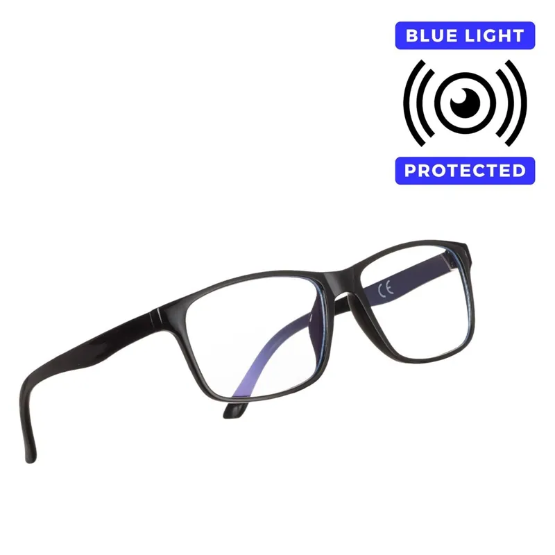 Ochelari de protectie pentru calculator cu filtru de lumina albastra, ramă neagr