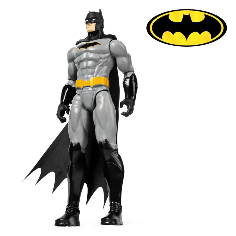 Figură de acțiune Batman, 30 cm, cu capă textilă și 11 articulații