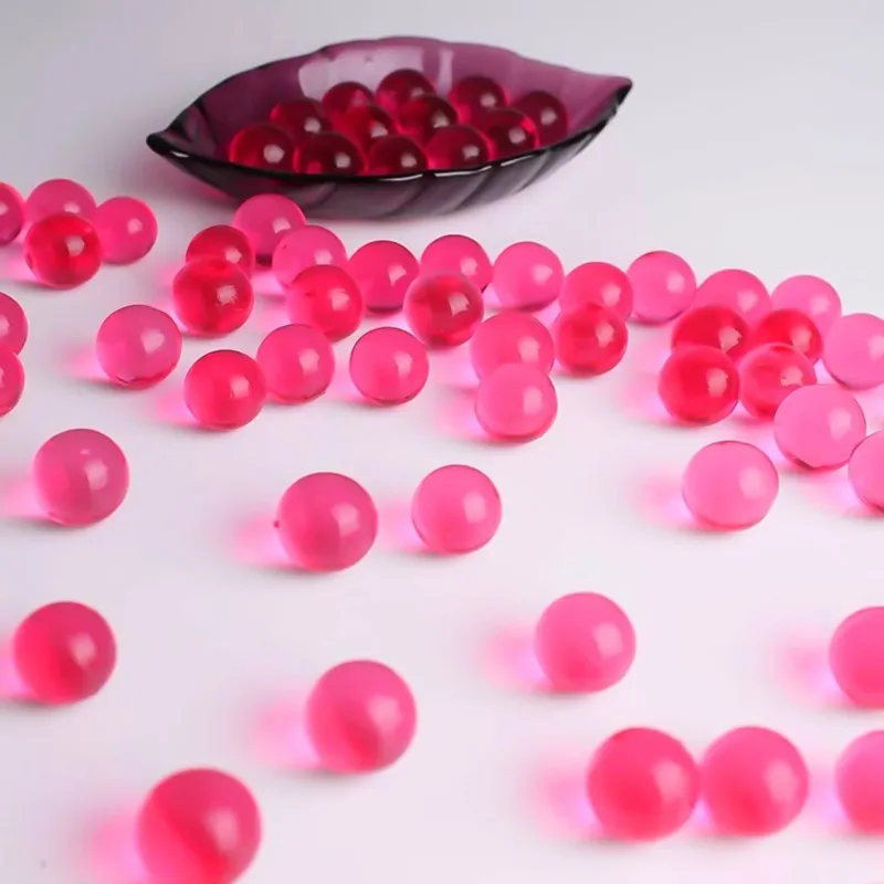 Bile Decorative din Gel Fuchsia pentru Aranjamente Florale