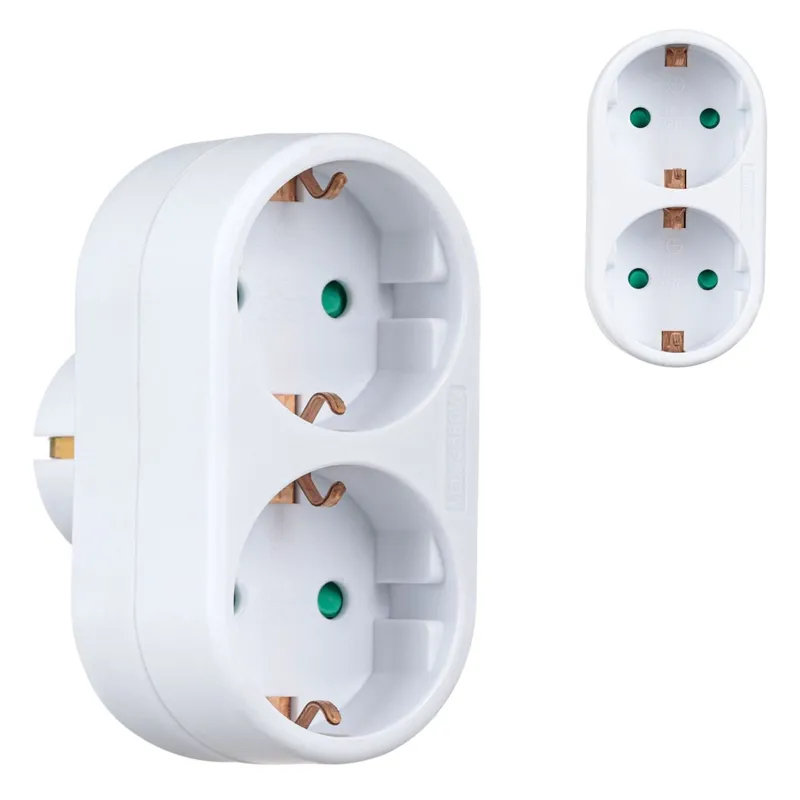 Adaptor Electric Triplu cu Siguranță Copii pentru Alimentarea Multiplă