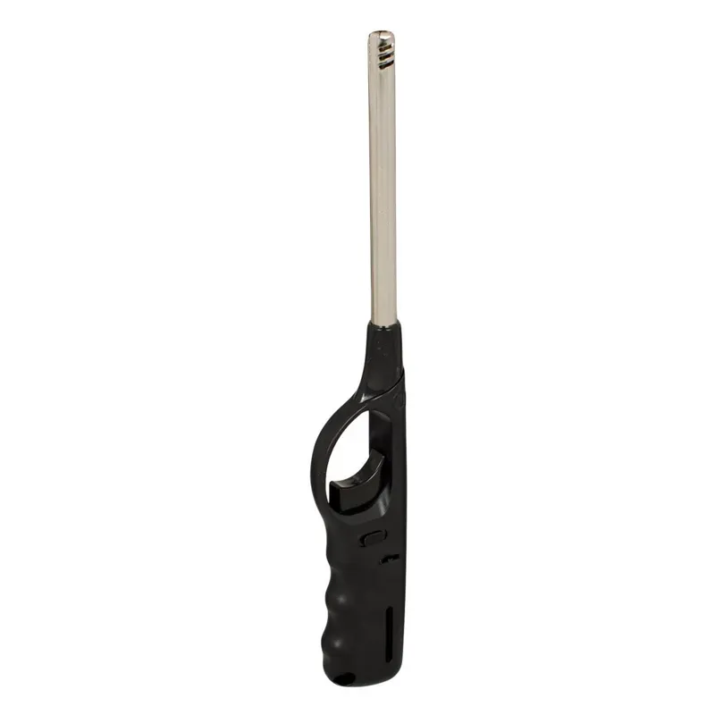 Bricheta pentru lumanari cu buton, neagra, 27 cm