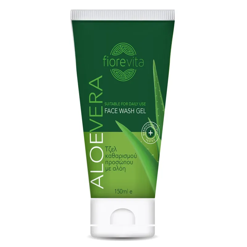Gel de curățare pentru față cu aloe vera, 150ml