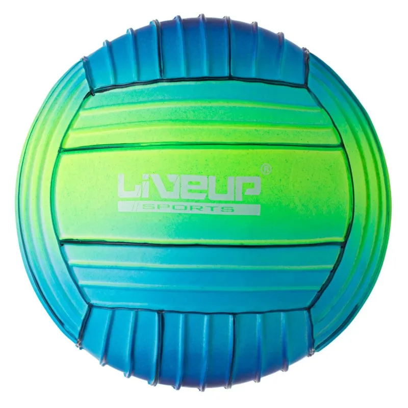Minge de plaja cu dungi reliefate, 15 cm, albastru si verde
