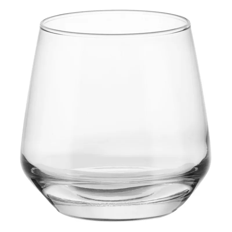 Pahar din sticlă transparentă pentru whisky 375 ml