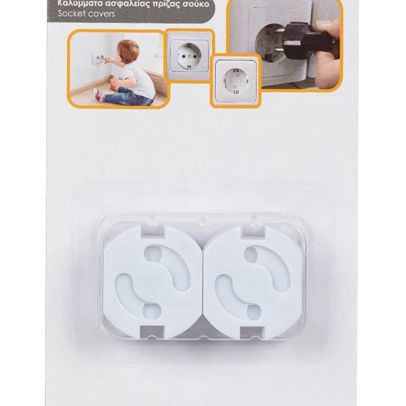 Set 6 bucăți Capace de Protecție pentru Prize, Alb – poza 3