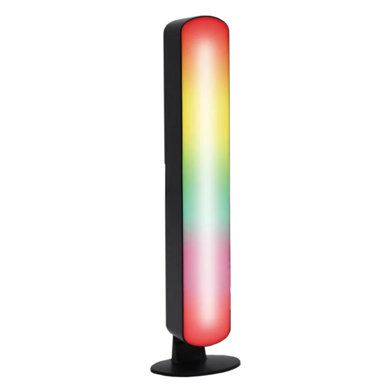 Lampă LED cu USB, Lumina Colorată și Telecomandă, 4 Moduri de Iluminare, Negru