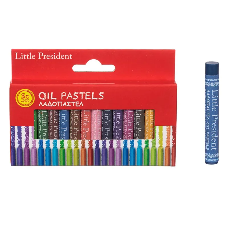 Set de creioane pastel ulei, 30 buc, Multicolor