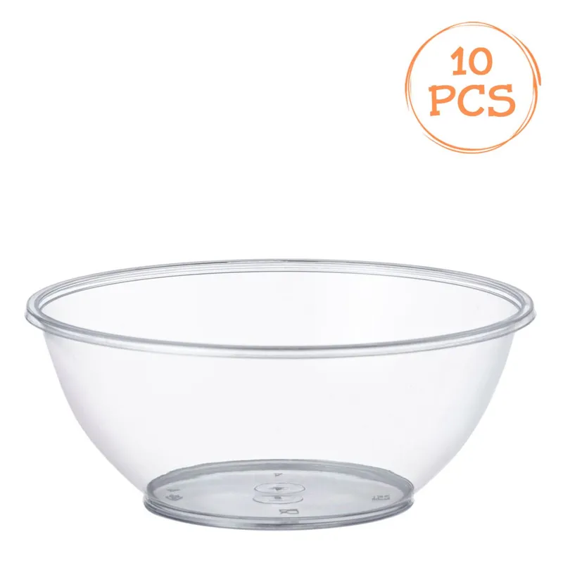 Set Boluri Reutilizabile din Plastic Transparent, 10 buc