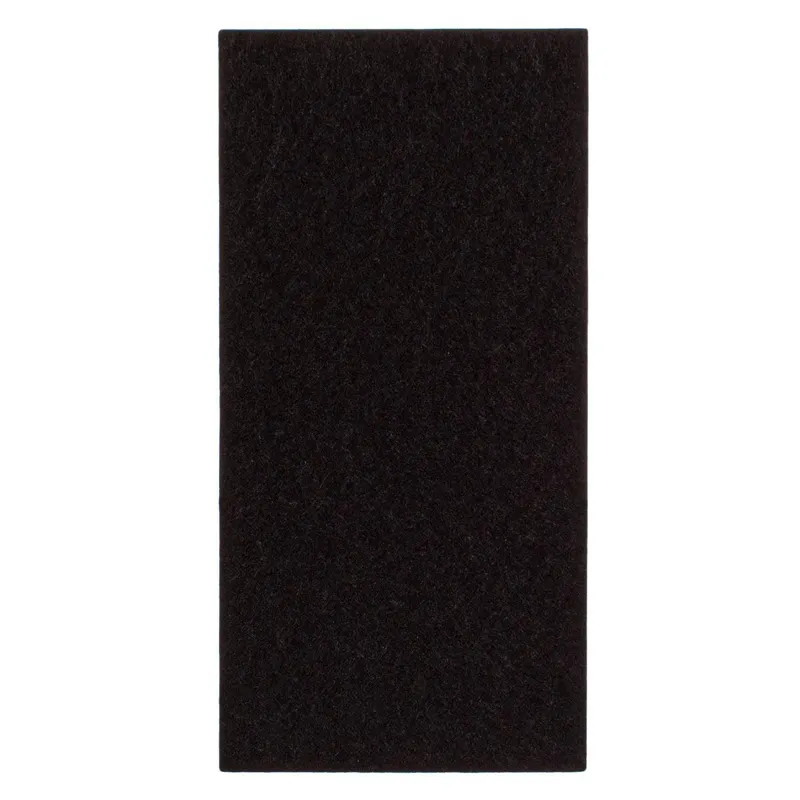 Protecție autoadezivă pentru mobilier din pasla neagră, 20x10 cm
