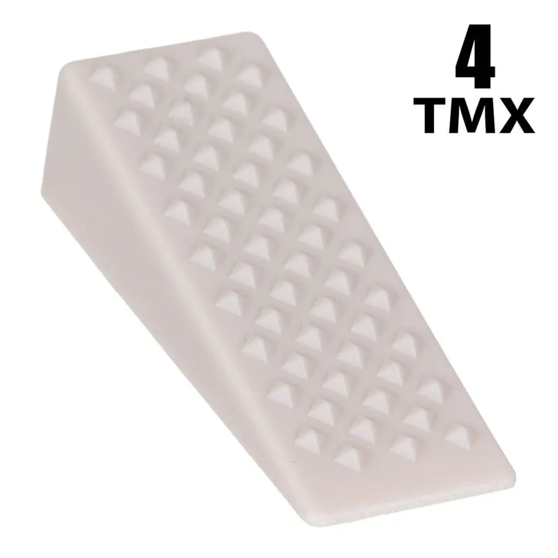 Opritor ușă și mobilier, Set 4 buc, Off White, Material ABS