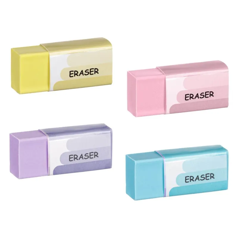Set 4 radiere pastel colorate, formă dreptunghiulară