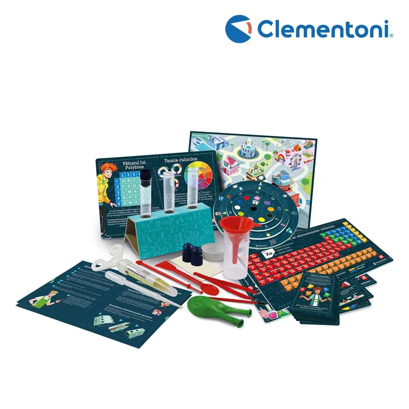 Set de experimente chimice pentru copii, 60 de experimente sigure, Multicolor