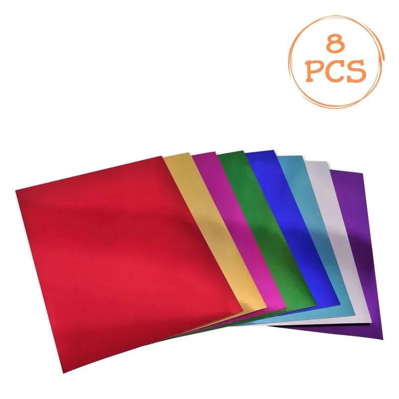 Set Cartoane Hartie Metalizate Multicolor 250gsm