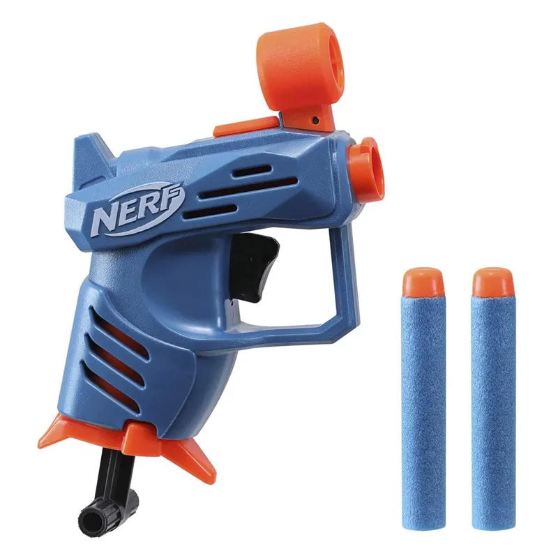 Pistol cu săgeți din spumă, Set 2 săgeți, Albastru și portocaliu