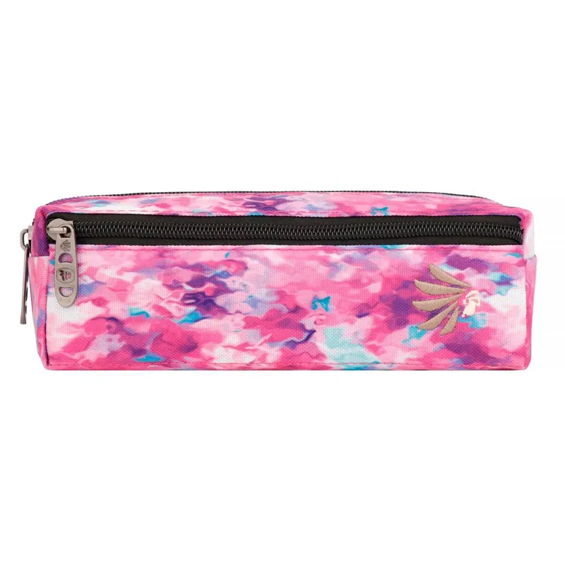 Penar tub cu 3 compartimente, Fucsia Tie Dye, 20x6x6cm – poza 3