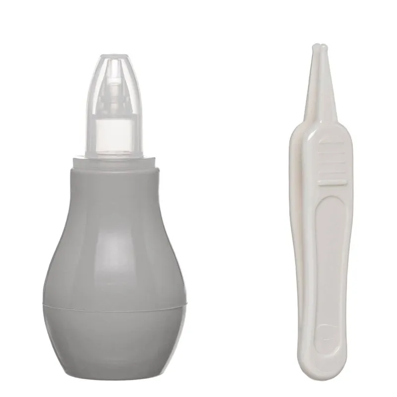 Set Aspirator Nazal cu Penseta, 2 Piese, Gri