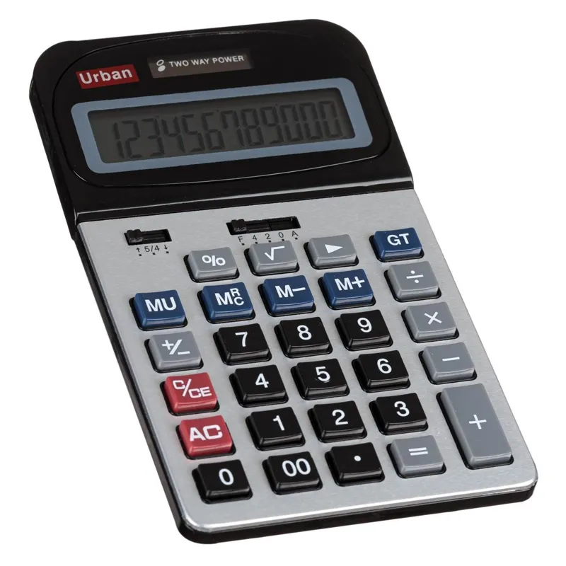 Calculator de birou, 12 cifre, Argintiu