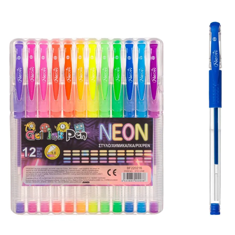 Set Pixuri Neon Colorate, 12 Bucăți