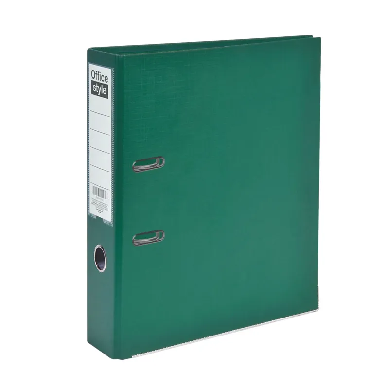Biblioraft cu 2 inele, Verde, 29x7.5x32cm
