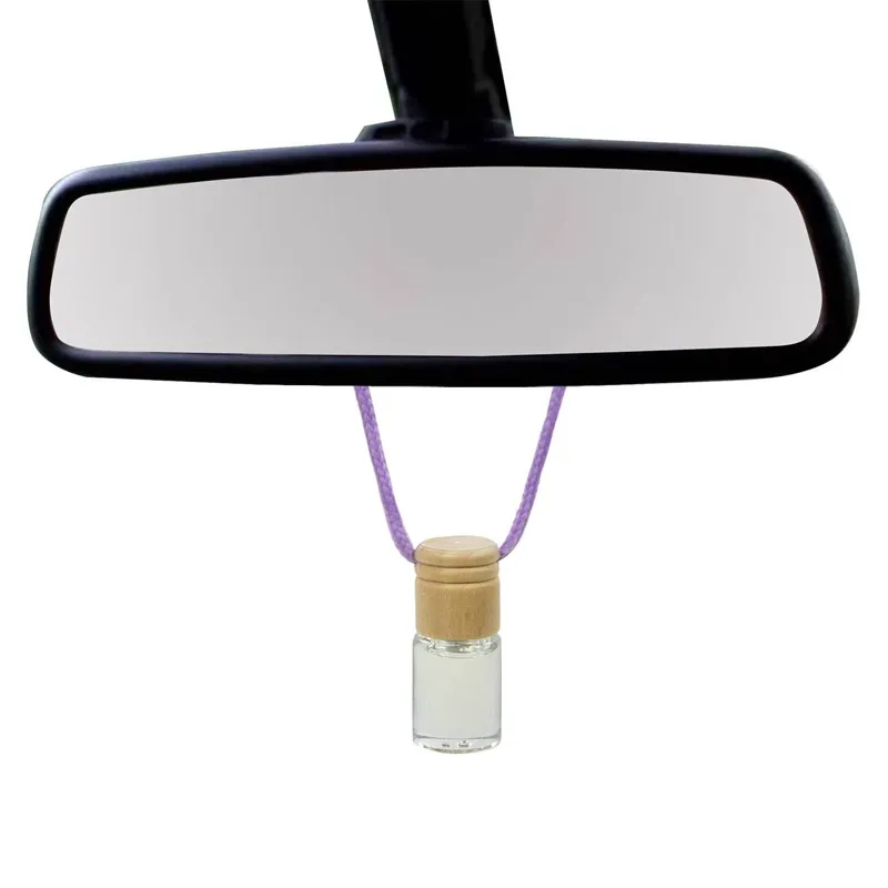 Odorizant auto cu aromă de lavandă, 4 ml, sticlă cu capac din lemn