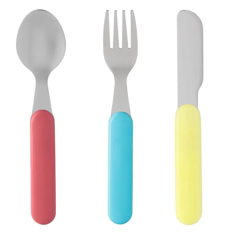 Set Tacamuri din Oțel Inoxidabil cu Manere din Plastic