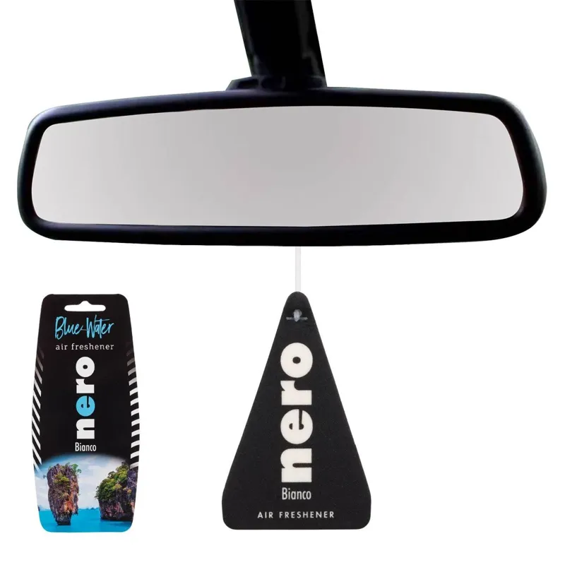 Odorizant auto triunghiular negru aroma Blue Water