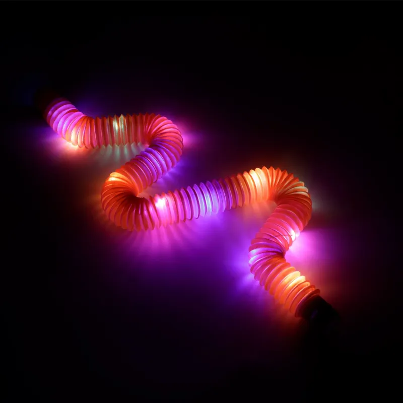 Tub extensibil cu lumină, jucărie interactivă pentru copii