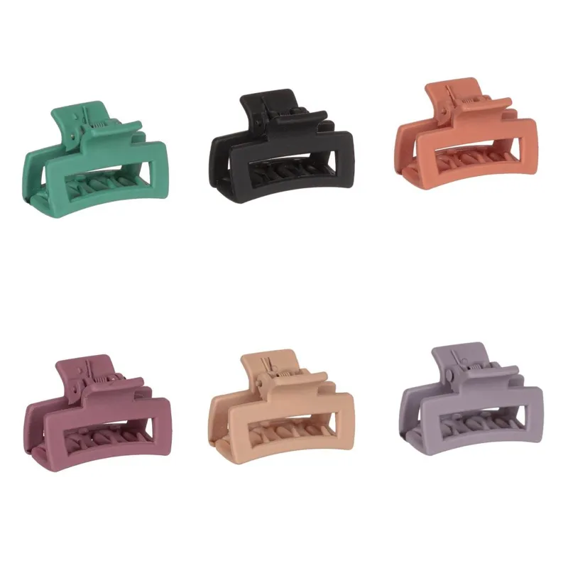 Set 6 Clame de Păr Mate Dimensiune 4 cm pentru coafuri elegante