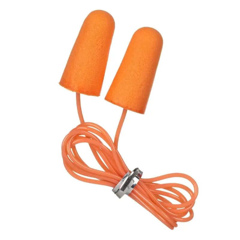 Dopuri de urechi cu snur, 2 perechi, Portocaliu, 33 dB
