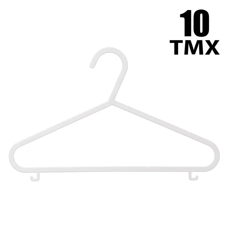 Umerașe pentru copii din plastic albe 10 bucăți