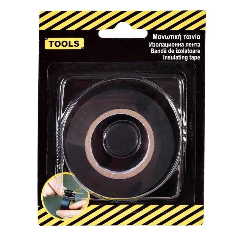 Bandă izolatoare electrică, 18m x 1.9cm, Negru – poza 3