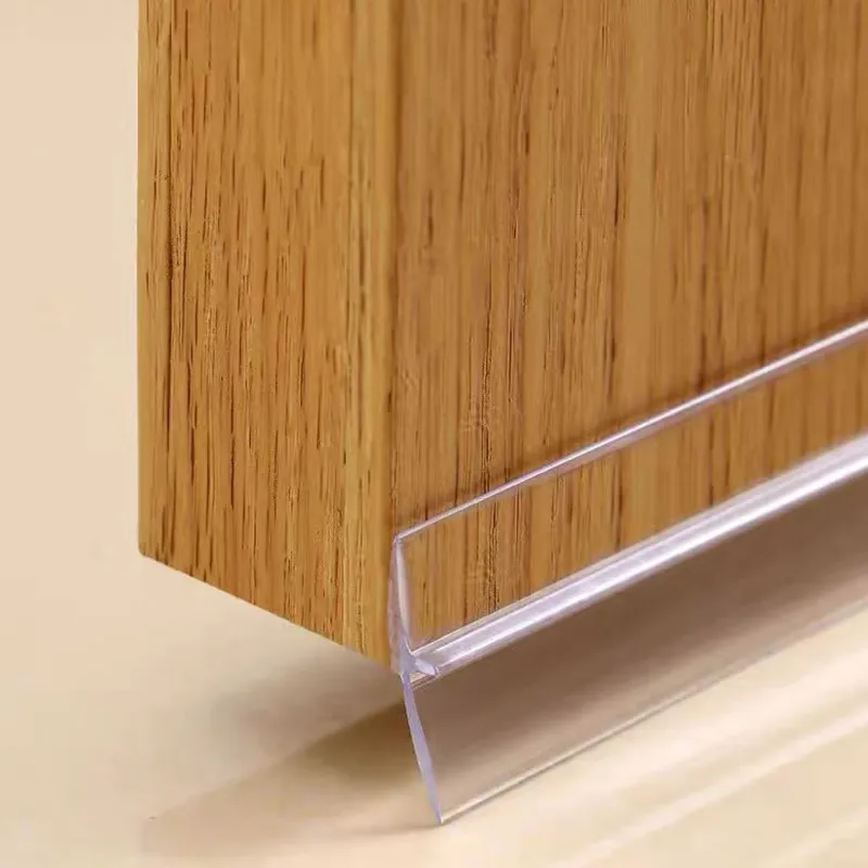 Protecție anti-curent pentru ușă, elastică, 91 cm, transparentă