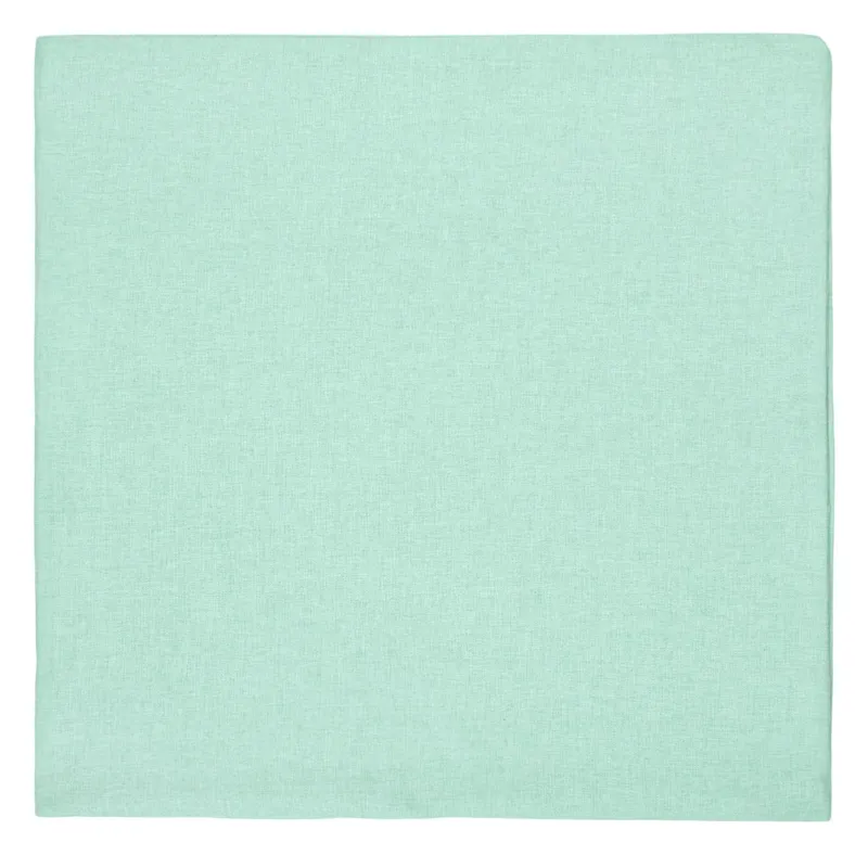 Fată de pernă decorativă, 40x40 cm, Verde Menta, cu fermoar