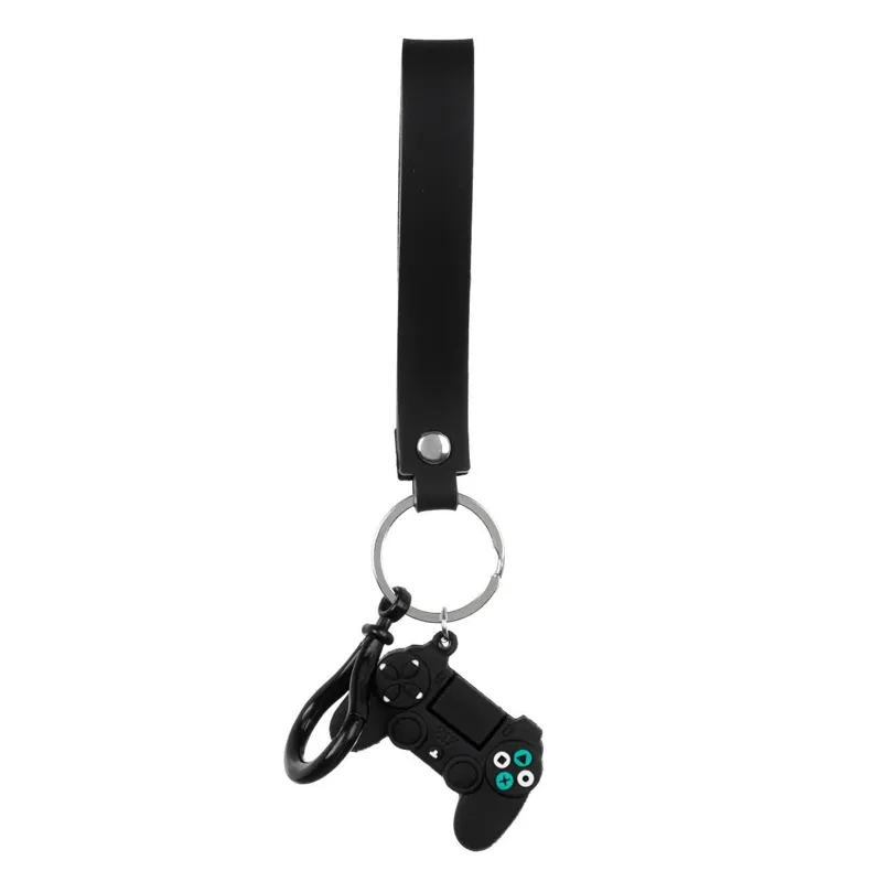 Breloc Control Gaming Negru cu Curea 5cm pentru Chei
