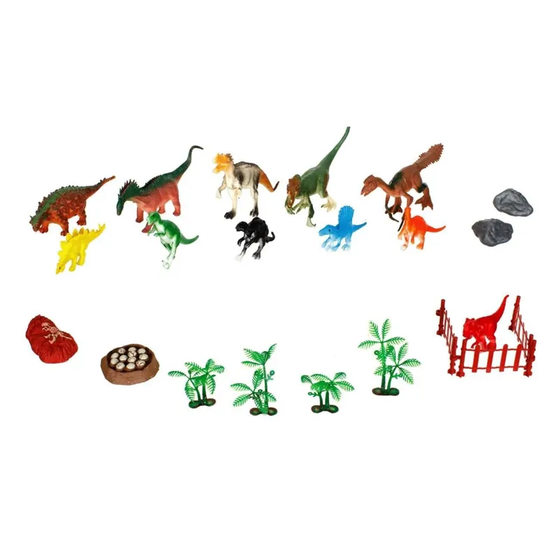 Set de joacă cu dinozauri din plastic pentru copii