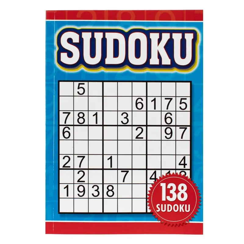 Caiet Sudoku A5 cu 80 de file pentru relaxare și antrenament mental