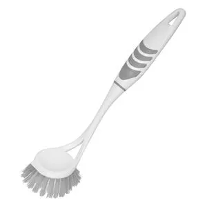 Perie pentru vase, Gri, Plastic, 27 cm