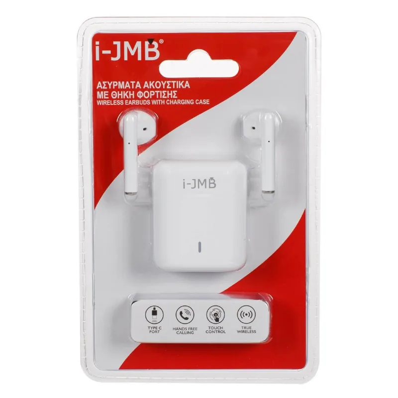 Casti wireless cu suport de incarcare, Type-C, Functie handsfree