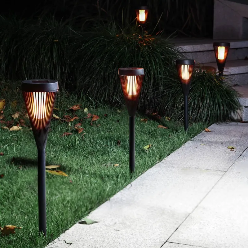 Lampa Solară LED cu Efect de Flacara – Iluminat pentru Grădină