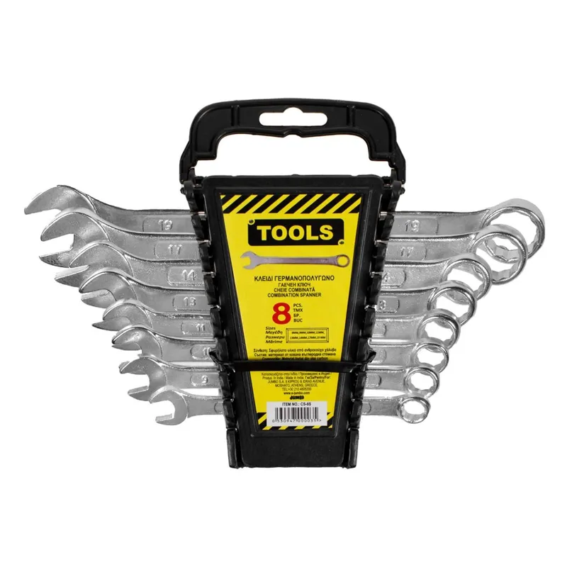 Set Chei Fixe/Combinate 8-19mm, 8 buc, Oțel Carbon