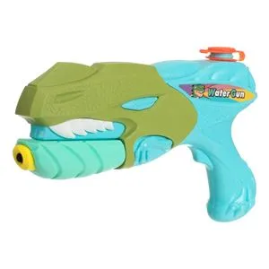 Pistol de apă cu design dinozaur, 27 cm, albastru și verde