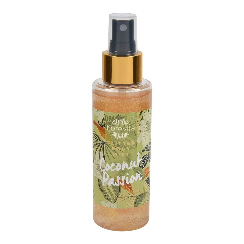 Body Mist cu Aroma de Nucă de Cocos și Passion Fruit, cu Glitter, 125 ml