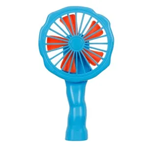Ventilator portabil pentru copii, 18 cm, albastru și portocaliu – poza 2