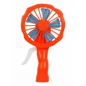 Ventilator portabil pentru copii, 18 cm, albastru și portocaliu – poza 3