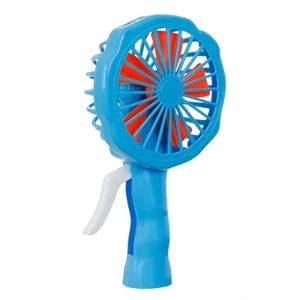 Ventilator portabil pentru copii, 18 cm, albastru și portocaliu – poza 4