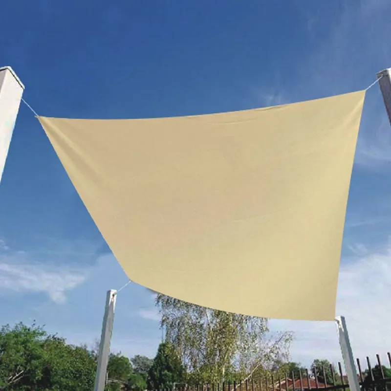 Pânză de Umbră Pătrată Bej 3x3m