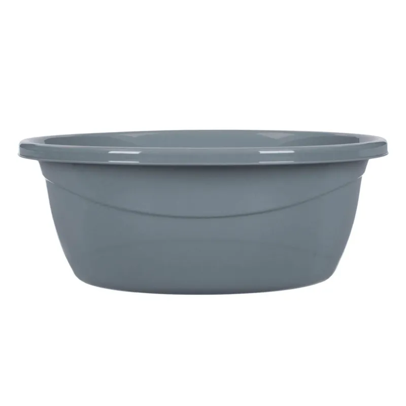 Lighean Universal din Plastic Rotund Gri, 2.7 l