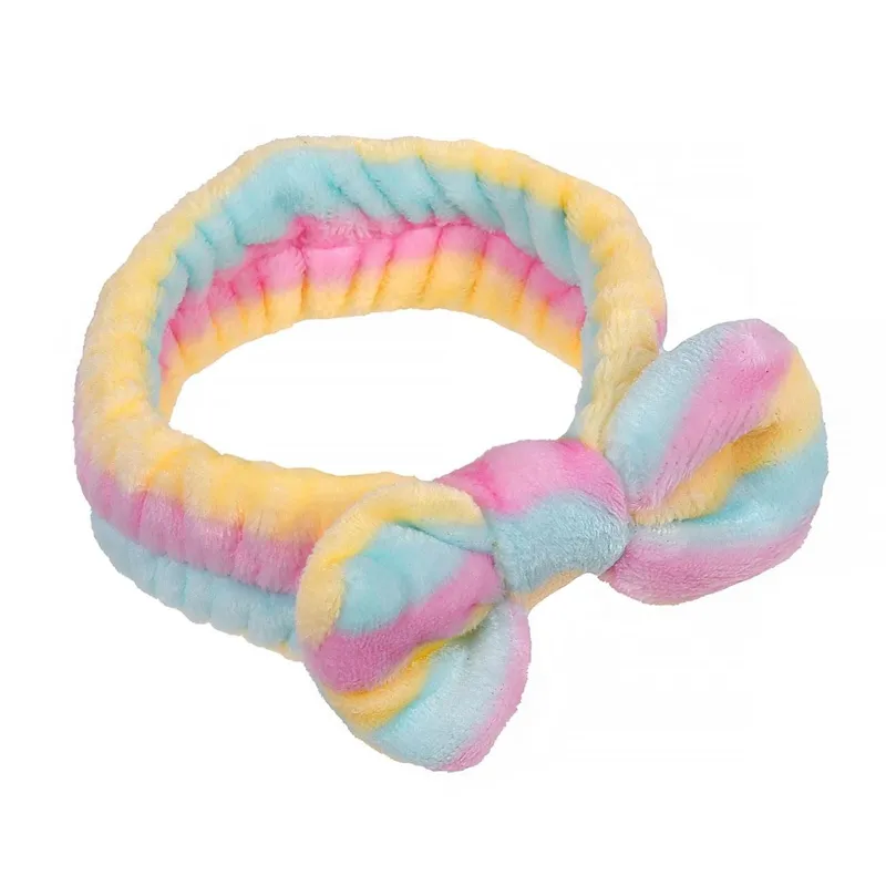 Bentita Par Dama Tie Dye Pastel pentru Machiaj cu Funda