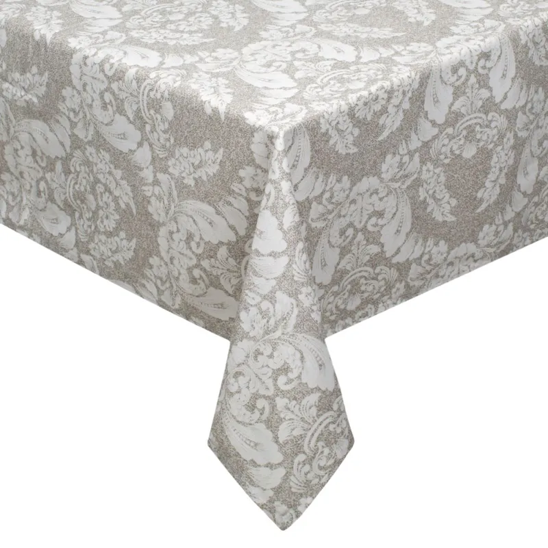 Față de masă de vară, Model baroc, 180x140cm, Bej